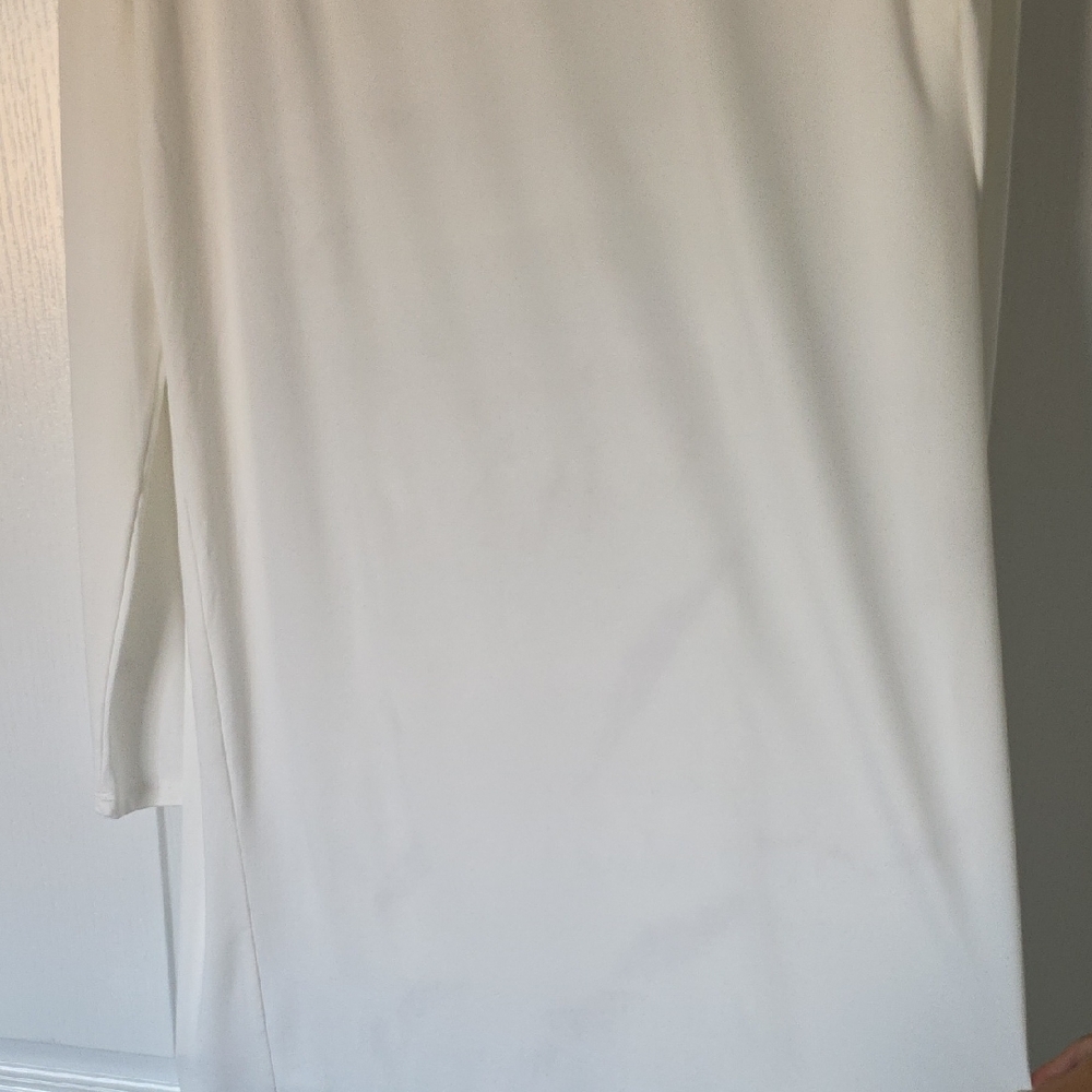 Lock & Key White Cardigan with Black Trim - Picture 4 of 6